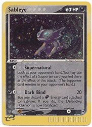 Pokemon Sandstorm Holo Rare Card - Sableye 10/100