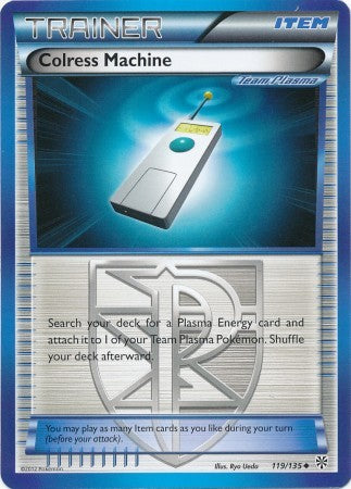 colress pokemon card Colress Machine (Team Plasma) 119 Plasma Storm