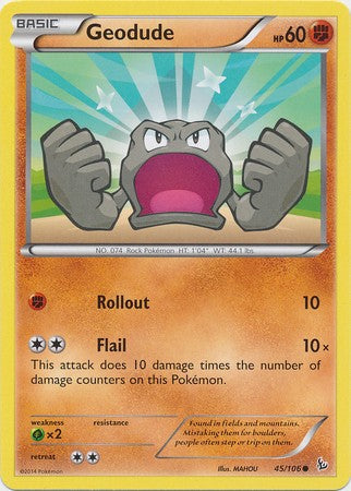 Geodude 45/106 - Pokemon XY Flashfire Common Card