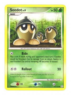 Pokemon Diamond & Pearl Common Card - Seedot 97/130