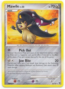 Pokemon Diamond & Pearl Great Encounters - Mawile (Rare) Card
