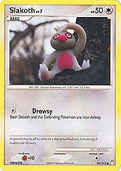 Pokemon Diamond & Pearl Mysterious Treasures-Slakoth