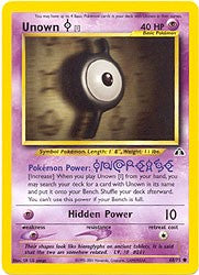 Pokemon Neo Discovery - Unown (Increase)
