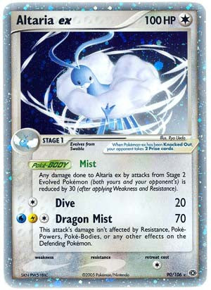 Pokemon EX Emerald Ultra Rare Card - Altaria ex 90/106