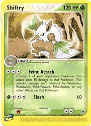 Pokemon Sandstorm Rare Card - Shiftry 22/100