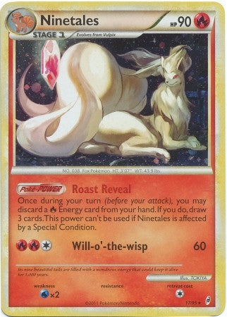 Pokemon Call Of Legends Ninetales 17/95 Holo Rare Card