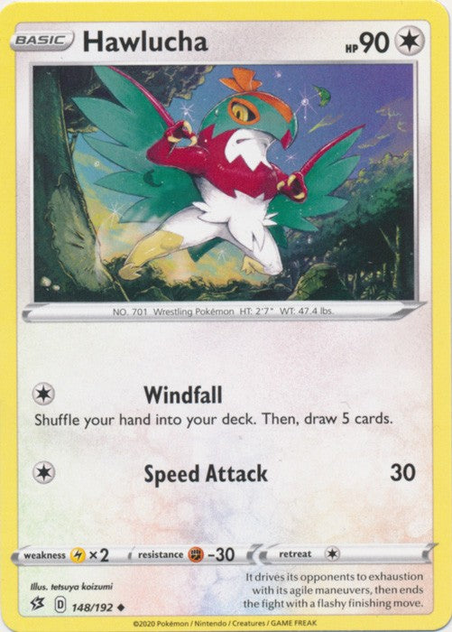 Hawlucha - 148/192 Pokemon » SWSH Rebel Clash Uncommon
