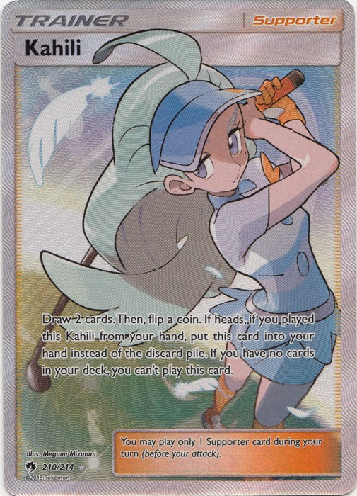 Kahili - 210/214 - Sun & Moon: Lost Thunder Full Art Ultra Rare