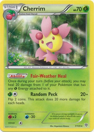 Cherrim 7/135 - Pokemon Plasma Storm Rare Card