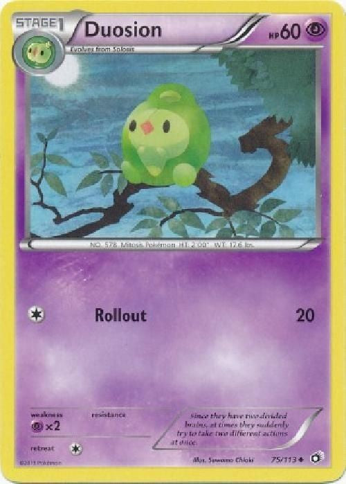 Duosion 75/113 - Pokemon Legendary Treasures Uncommon Card