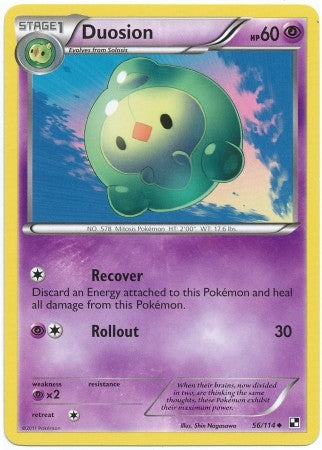 Pokemon Black & White Duosion 56/114 Uncommon Card
