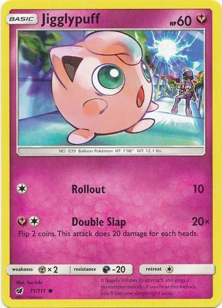 Jigglypuff 71/111 Common - Pokemon Crimson Invasion Card