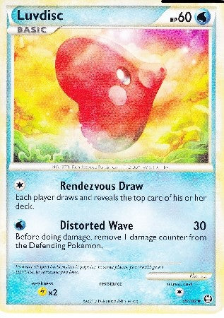 Pokemon Card HS Triumphant Luvdisc Uncommon 39/102