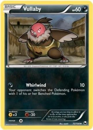 Pokemon Dark Explorers Uncommon Card - Vullaby 73/108