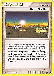 Pokemon Diamond and Pearl Majestic Dawn- Dawn Stadium(Uncommon)