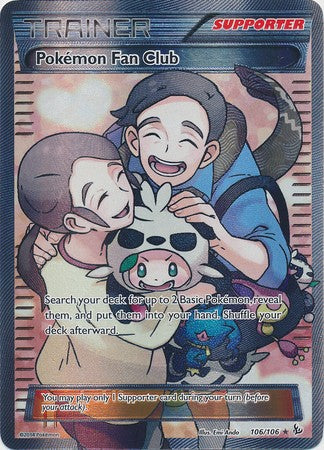 Pokemon Fan Club 106/106 - Pokemon XY Flashfire Full Art Ultra Rare Card