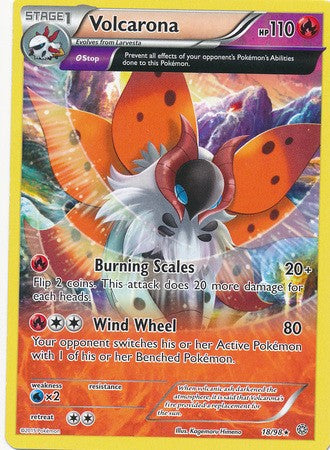 Volcarona 18/98 RARE - Pokemon XY Ancient Origins Card