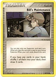 Pokemon EX Fire Red & Leaf Green - Trainer: Bill's Maintenance