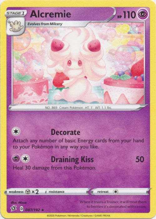 Alcremie - 087/192 Pokemon » SWSH Rebel Clash Rare