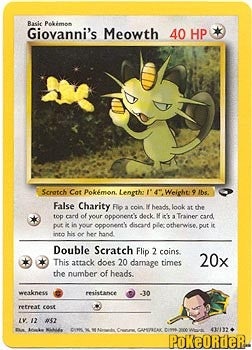 Gym Challenge - Giovanni's Meowth