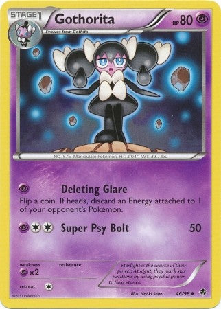 Pokemon Emerging Powers Uncommon Card - Gothorita 46/98