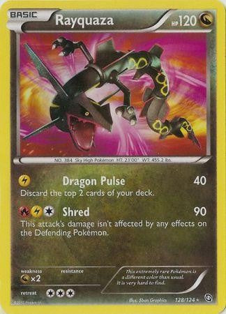 Rayquaza 128/124 - Pokemon Dragons Exalted Secret Rare Card