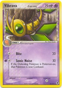 Pokemon EX Dragon Frontiers - Vibrava Card