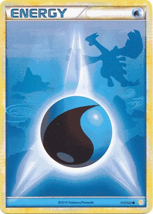 Pokemon HeartGold SoulSilver Card Common Water Energy 117/123 Pokemon HeartGold SoulSilver Card Common Water Energy 117/123