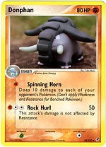 Pokemon EX Deoxys Uncommon Card - Donphan 30/107