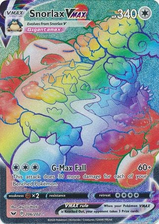 rare snorlax card 2024 POKEMON PAF EN-PALDEAN FATES #202 SHINY PSA 8 Topcard Colorless Retreat Cost Snorlax