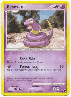Pokemon Diamond & Pearl Great Encounters - Ekans (Common) Card