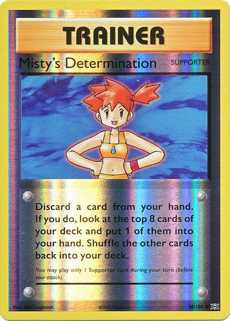 Misty's Determination 80/108 Uncommon - Reverse Pokemon XY Evolutions Single Card