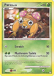 Pokemon Diamond & Pearl Mysterious Treasures- Paras