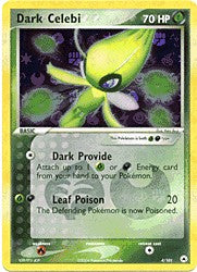 Pokemon EX Hidden Legends - Dark Celebi Holofoil