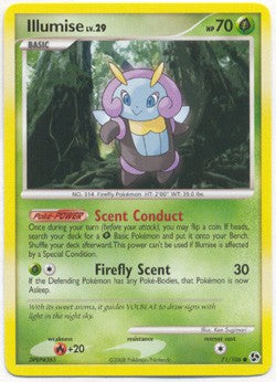 Pokemon Diamond & Pearl Great Encounters - Illumise (Common) Card