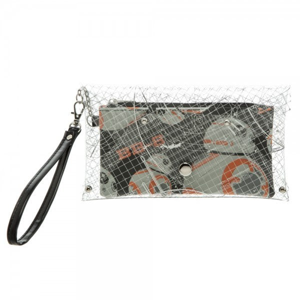 Star Wars 7 BB8 Clear Envelope with Wristlet