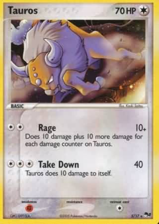 Pokemon POP Series 2 Promo Card Tauros 5/17 Holo Rare PokeOrder.com Pokemon POP Series 2 Promo Card Tauros 5/17 Holo Rare PokeOrder.com