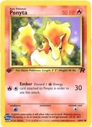 Pokemon Team Rocket Common Card - Ponyta 64/82