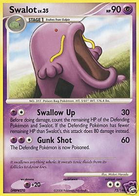 what pokemon set has 72 cards Swalot (72/146) - Legends Awakened