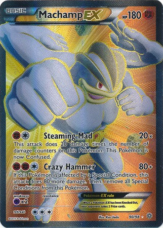 Machamp EX 90/98 FULL ART - Pokemon XY Ancient Origins Card