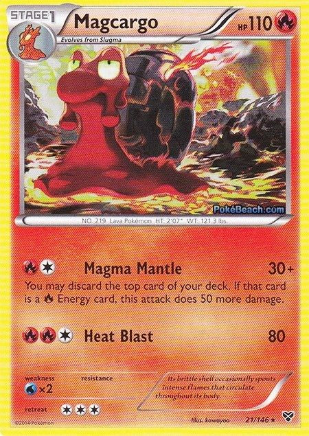 Magcargo 21/146 - Pokemon XY Rare Card Magcargo 21/146 - Pokemon XY Rare Card