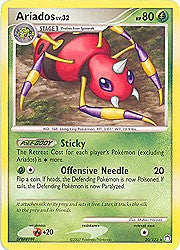 Pokemon Diamond & Pearl Mysterious Treasures- Ariados (Rare) Card