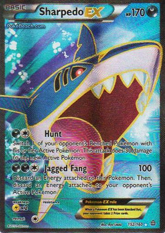 Sharpedo EX 152/160 Full Art - XY Primal Clash Single Card
