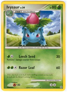 Pokemon Secret Wonders Uncommon Card - Ivysaur 51/132