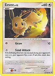 Pokemon Diamond and Pearl Majestic Dawn- Eevee(Common)