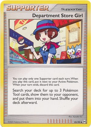 Pokemon Platinum Arceus Single Card Uncommon Department Store Girl 85/99