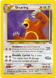 Pokemon Neo Discovery - Ursaring Card