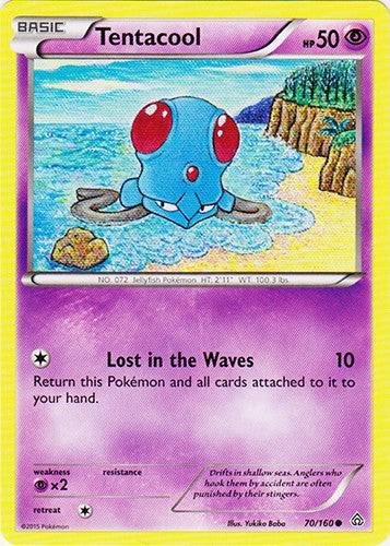 pokemon tentacool card Pokemon Trading Card Game Sun & Moon Team Up Common Tentacool #60