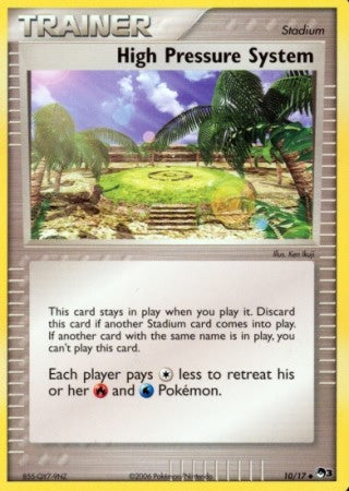 Pokemon POP Series 3 Promo Card High Pressure System 10/17 Uncommon