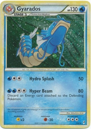 Pokemon Call Of Legends Gyarados 7/95 Holo Rare Card